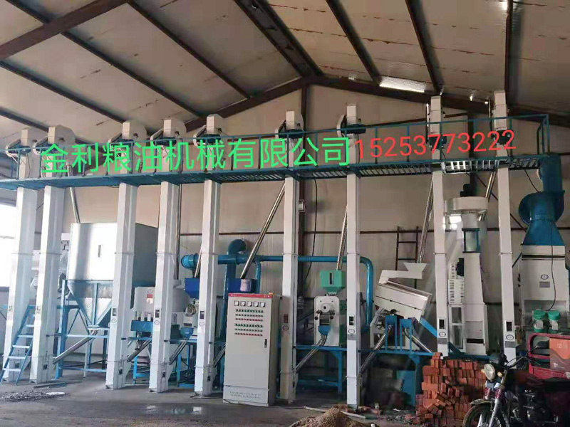 黑龍江建三江NZJ 20噸大米成套加工設備安裝調(diào)試完畢